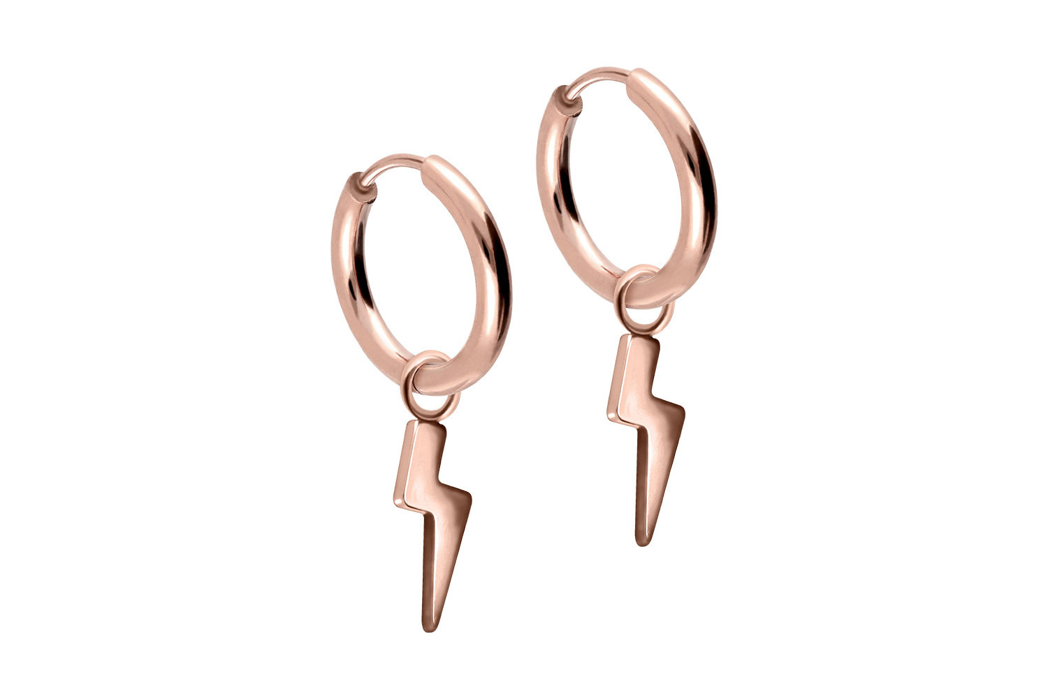 Chirurgenstahl Ohrclicker Creolen BLITZ von Piercingline